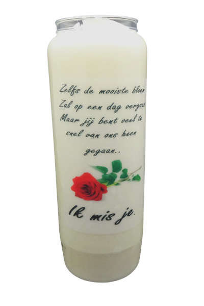 Noveenkaars 157 - SPR016 - 6 dagen brander (5 stuks)