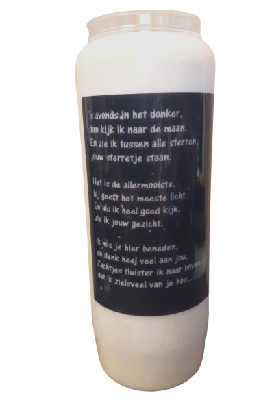 Noveenkaars 158 - SPR017 - 6 dagen brander (5 stuks)