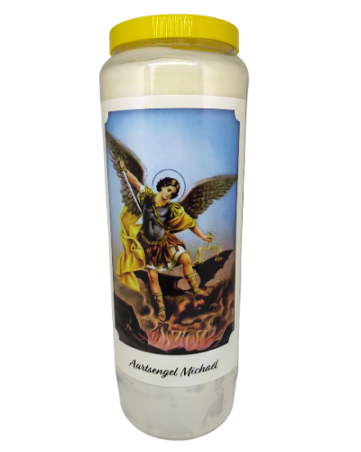 Aartsengel Michael 2 - Noveenkaars - 6 dagen brander (5 stuks)