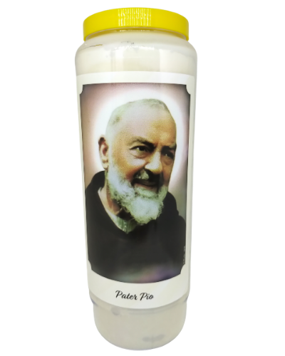 Pater Pio - Noveenkaars - 6 dagen brander (5 stuks)