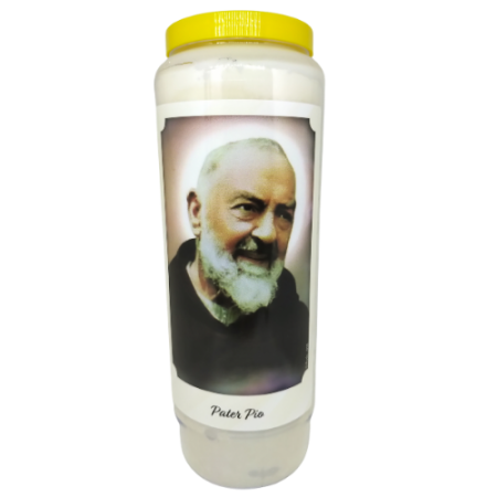 Pater Pio - Noveenkaars - 9 dagen brander (5 stuks)