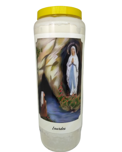 Lourdes - Noveenkaars - 6 dagen brander (5 stuks)