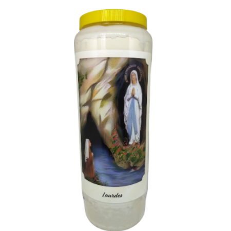 Lourdes - Noveenkaars - 9 dagen brander (5 stuks)