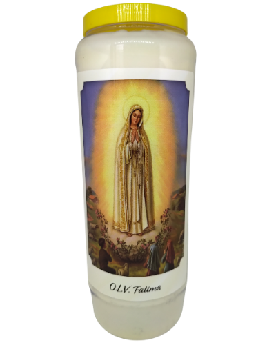 OLV Fatima - Noveenkaars - 6 dagen brander (5 stuks)