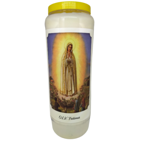OLV Fatima - Noveenkaars - 9 dagen brander (5 stuks)