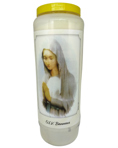 OLV Banneux - Noveenkaars - 6 dagen brander (5 stuks)