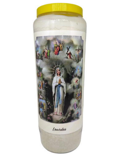 Lourdes 2 - Noveenkaars - 6 dagen brander (5 stuks)