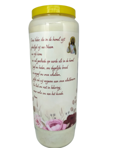 Onze Vader - Noveenkaars - 6 dagen brander (5 stuks)