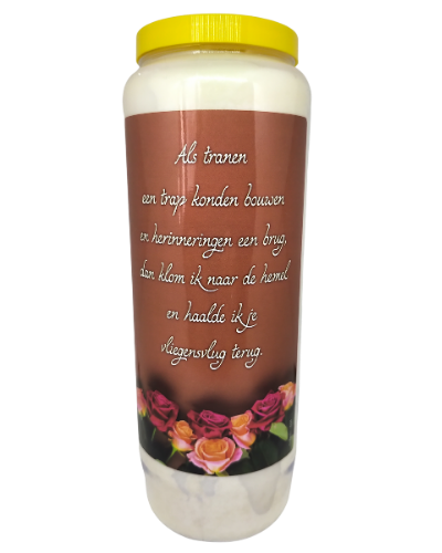 Tranen - Noveenkaars - 9 dagen brander (5 stuks)