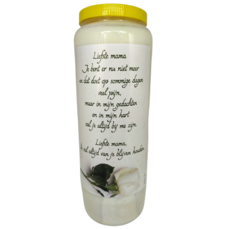 Liefste Mama - Noveenkaars - 9 dagen brander (5 stuks)
