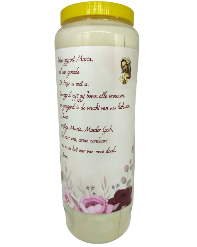 Wees gegroet Maria - Noveenkaars - 9 dagen brander (5 stuks)