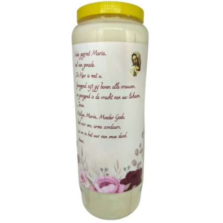 Wees gegroet Maria - Noveenkaars - 6 dagen brander (5 stuks)