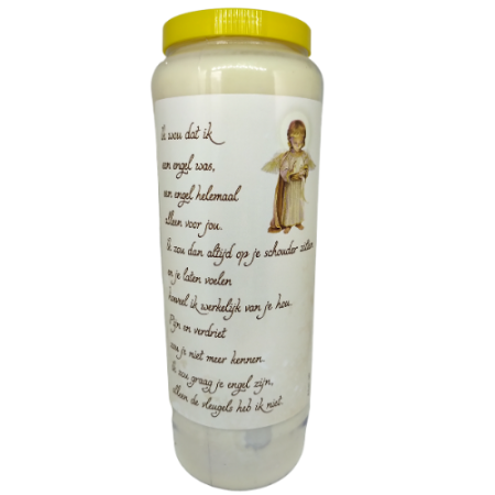 Ik wou dat ik een engel was - Noveenkaars - 6 dagen brander (5 stuks)