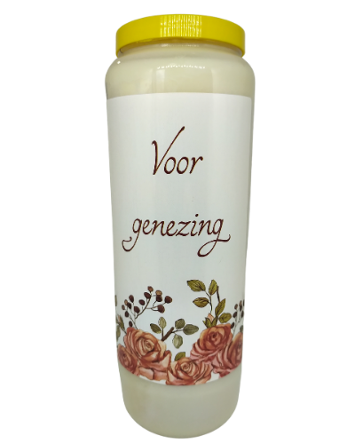 Voor genezing - Noveenkaars - 9 dagen brander (5 stuks)