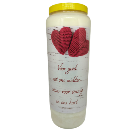 Voor goed uit ons midden - Noveenkaars - 6 dagen brander (5 stuks)