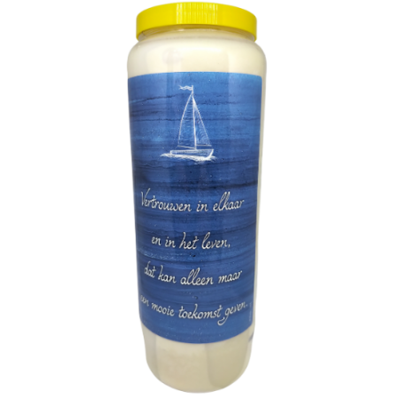 Vertrouwen in elkaar - Noveenkaars - 6 dagen brander (5 stuks)