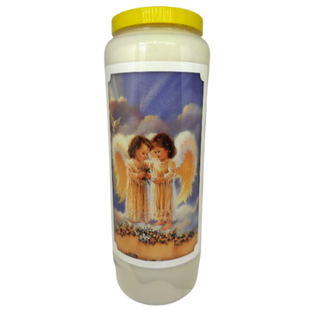 2 Engeltjes - Noveenkaars - 6 dagen brander (5 stuks)
