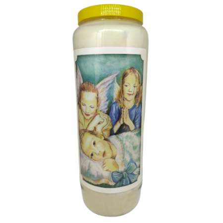 3 engeltjes - Noveenkaars - 9 dagen brander (5 stuks)