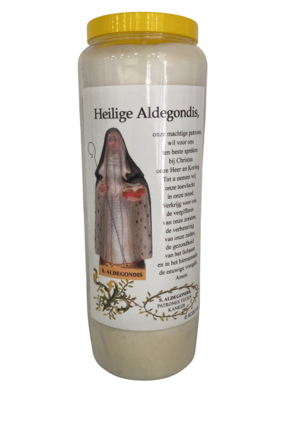 Noveenkaars - Heilige Aldegondis - 6 dagen brander